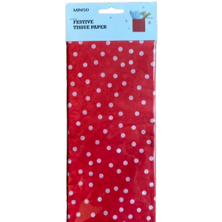 Miniso - Festive Tissue Paper