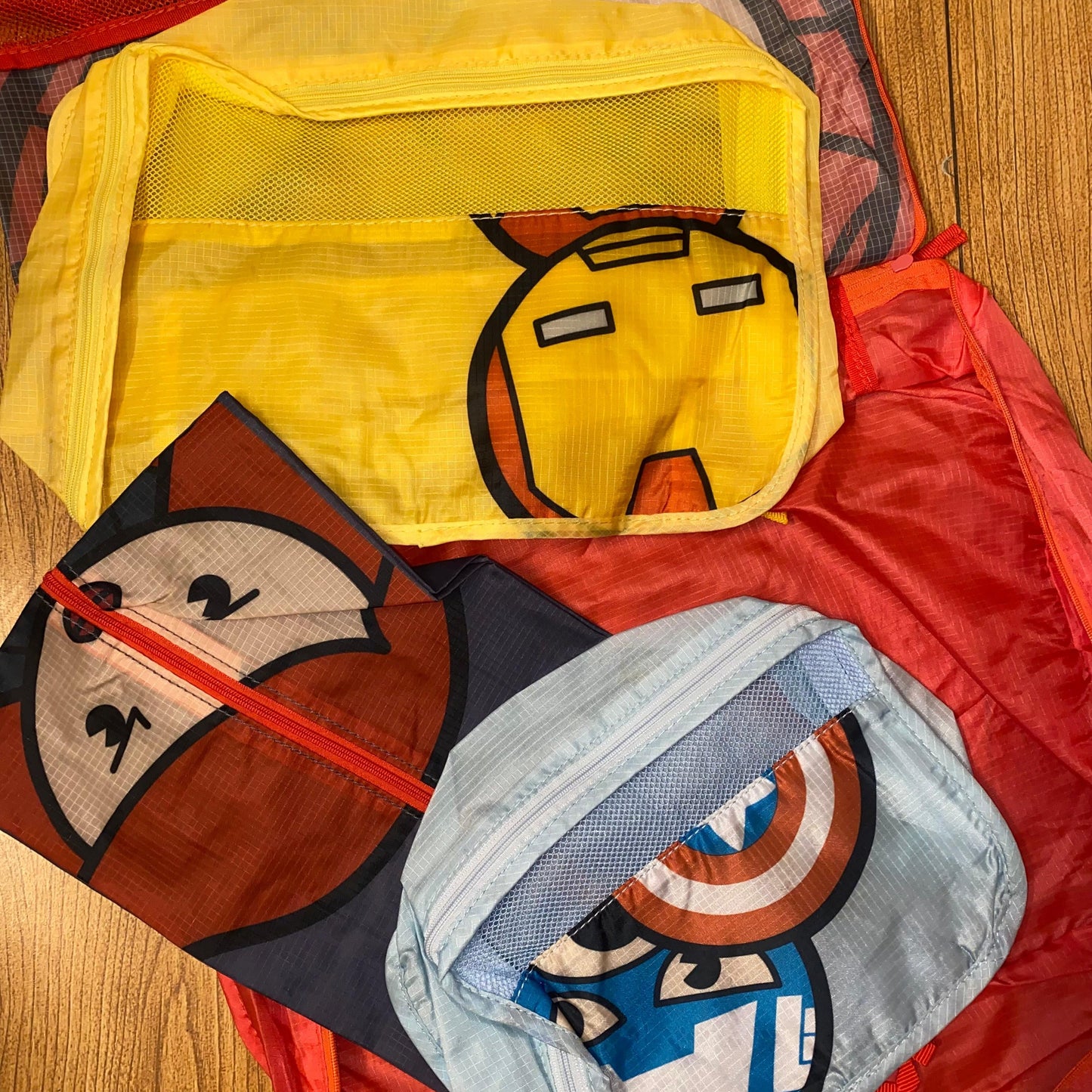 Marvel Superhero Packing Cubes – Travel Organizer Set