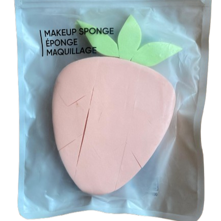 Miniso Strawberry Shaped Makeup Sponge – Ultra-Soft Finish