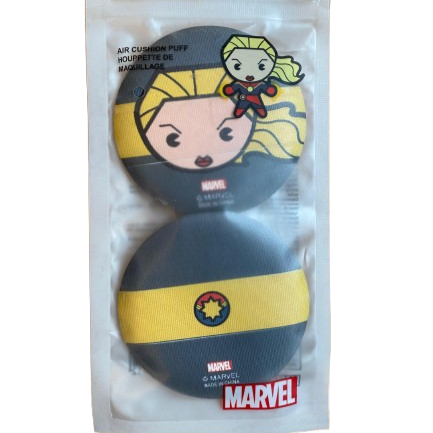Miniso x Marvel – Air Cushion Puff (Captain Marvel Edition, 2-Pack)